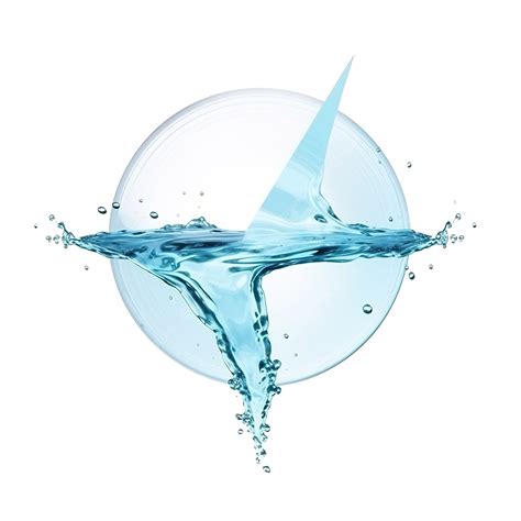 Arrow Round Water Effect Arrow Blue Water Png Transparent Image And