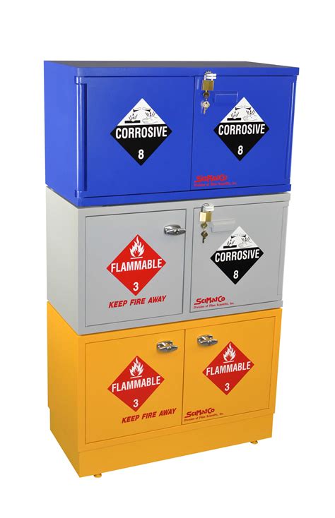 Flinn Scimatco Mini Stak A Cab Cabinets For Safer Chemical Storage