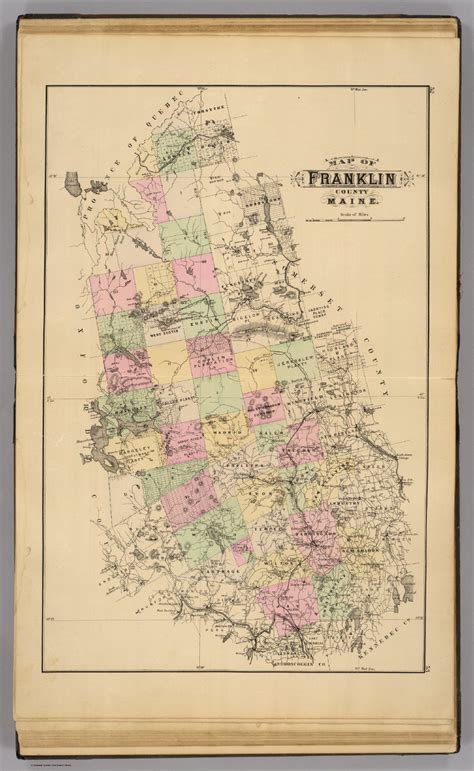 Map of Franklin County, Maine. (1885) : Colby, George N. : Free Download, Borrow, and Streaming ...