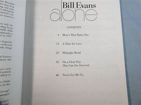 Letaoo Bill Evans Alone