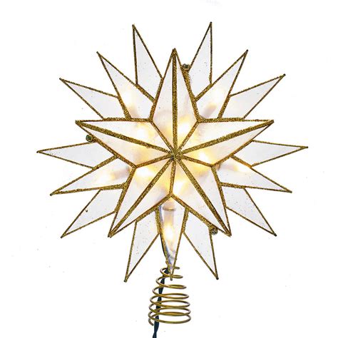 Kurt Adler 10 Light Capiz Star Tree Topper Reviews Wayfair