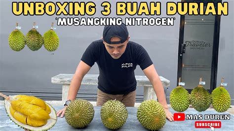 Unboxing Durian Musang King Nitrogen ️ ️ ️ Durian Musangking Durianmusangking Duriantraveler