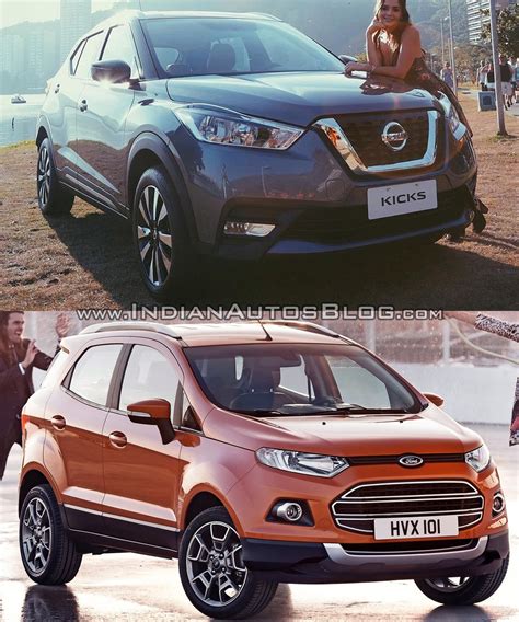 Nissan Kicks Vs Ford Ecosport In Images