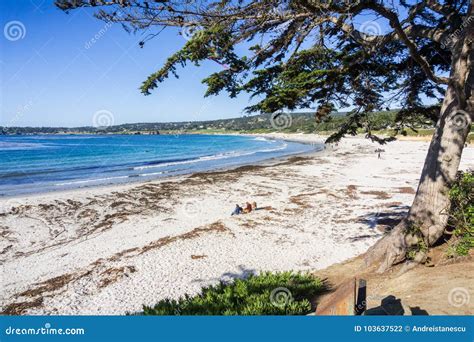 Carmel State Beach On A Sunny Clear Day Carmel By The Sea Monterey