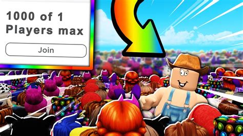 We put over 1,000 Roblox players in 1 server... - YouTube