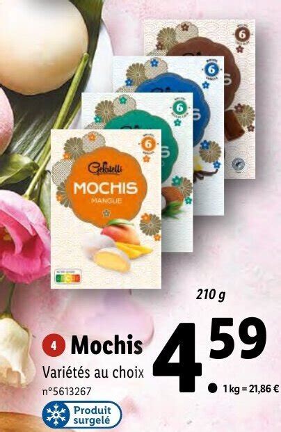 Promo Mochis Chez Lidl