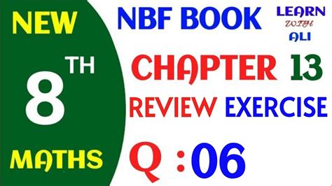 Class 8 Math Review Exercise 13 Q 6 Class 8 Math Nbf Review Exercise