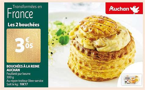 Promo Bouchées à La Reine Auchan chez Auchan iCatalogue fr