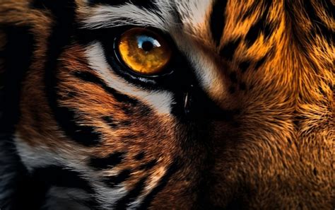 Premium AI Image | Eye of the tiger wallpapers