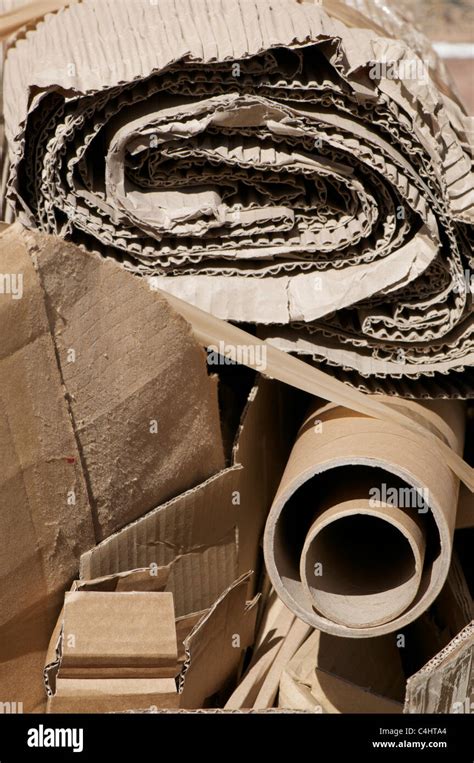 Corrugated Cardboard Roll Hi Res Stock Photography And Images Alamy