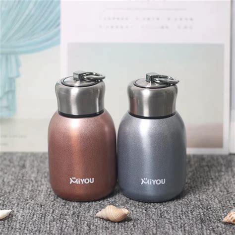 Ml Mini Portable Stainless Steel Coffee Thermos Bottle Double Wall