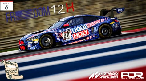 Assetto Corsa Competizione Freedom 12h COTA Part 2 YouTube