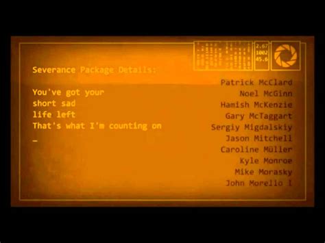 Portal 2 Credits Song Want You Gone HD YouTube