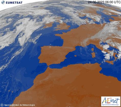 Aemet On Twitter Im Genes Meteosat Canal Ir De Las Ltimas H