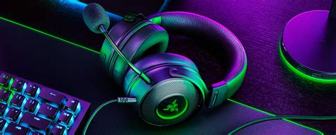 Haptic Pc Gaming Headset Razer Kraken V Hypersense