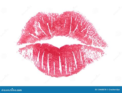 Beijo Do Batom Foto De Stock Imagem De Foto Pucker