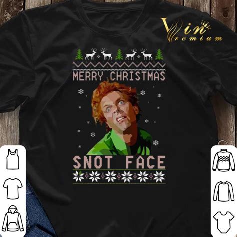 Merry Christmas Drop Dead Fred Snot Face Shirt Hoodie Sweater