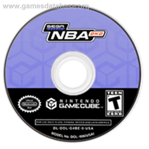 Nba 2k2 Nintendo Gamecube Artwork Disc