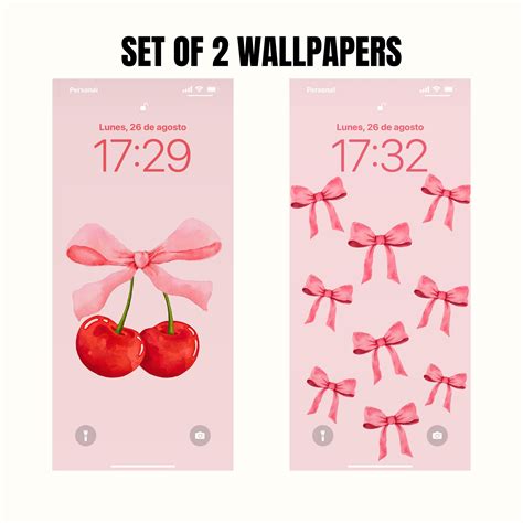 Cute Pink Bow Wallpaper: Adorable Decor for Any Room