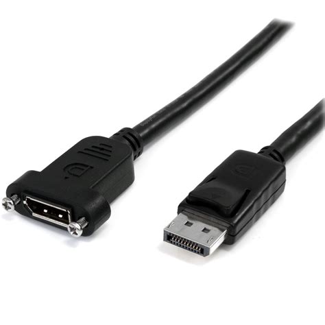 91cm 20ピンDisplayPortケーブル パネルマウント型 オス/メス - DisplayPortケーブル & アダプタケーブル | 日本