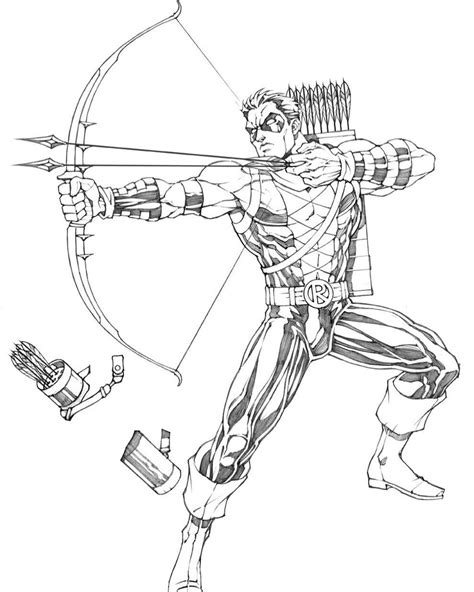 Red Arrow Coloring Pages