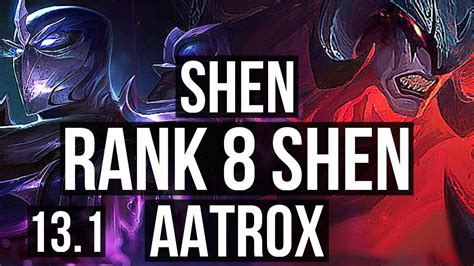 Shen Vs Aatrox Top M Mastery Rank Shen Euw