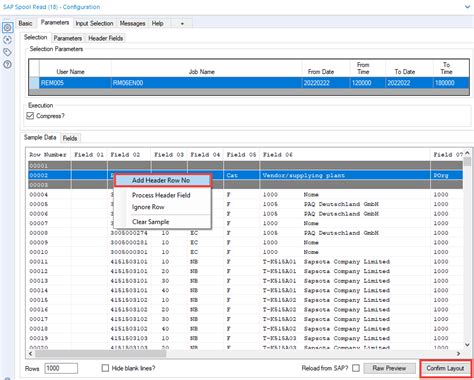 Extract Spool Output Data From Sap Purchasing Documents T Code Me N