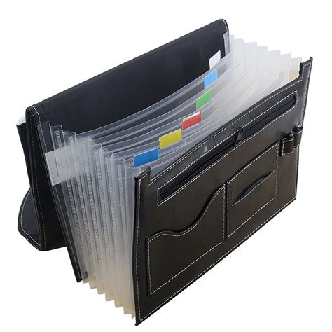 Aliexpress.com : Buy Expanding File Folder 7 Pockets, black Accordion ...