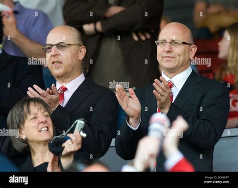 Joel Glazer and Avram Glazer. Old Trafford, Manchester United v Spurs ...