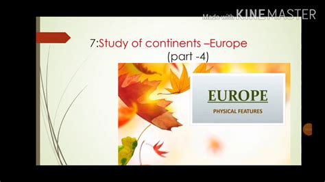 Europe Physical Features (North European Plain) - YouTube