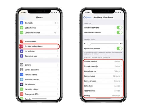 Cómo cambiar el tono de llamada en el iPhone XS iPhone XS Max y el