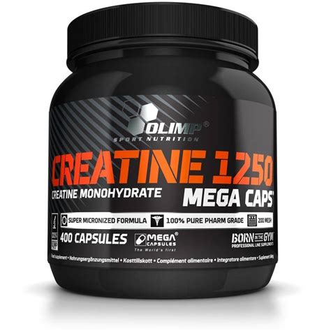 Olimp - Creatine 1250 Mega Caps - 400kaps.