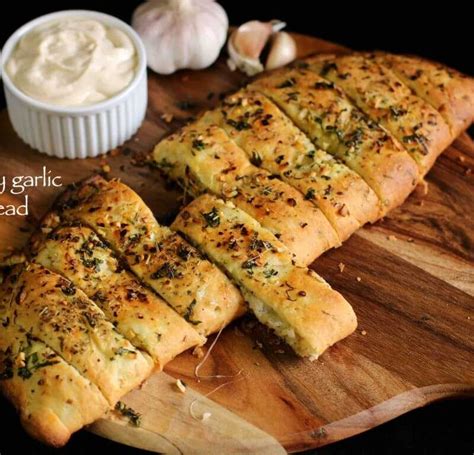 Dominos Style Stuffed Cheesy Garlic Bread Indian Veggie Off