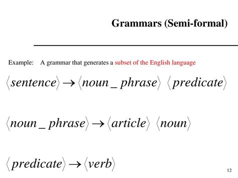 Languages And Grammer In Tcs Ppt Download