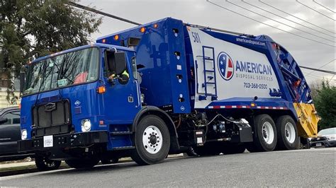 Brand New American Disposal Cng Autocar Acx Mcneilus Rear Loader Youtube