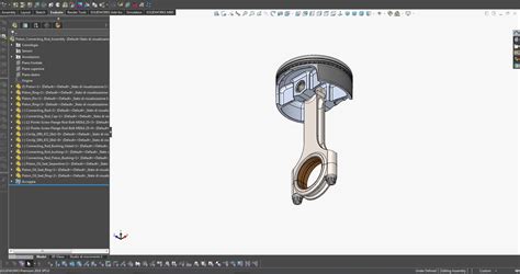 Bielle De Piston Mod Le D Sldas Obj Fbx Stl Unknown Ige