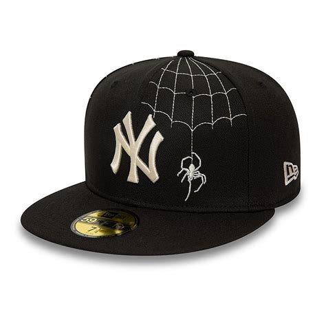 KTZ New York Yankees Spider Web 59fifty Fitted Cap In Black For Men