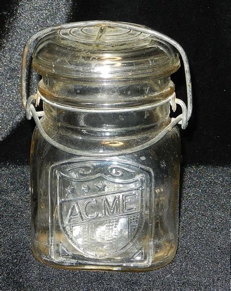 Vintage Acme Glass Company Pint Canning Jar SOLD At Ruby Lane Glass