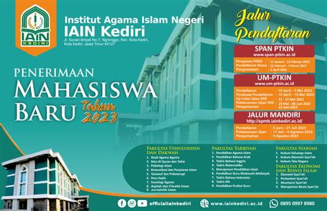 Penerimaan Mahasiswa Baru Tahun Akademik Iain Kediri