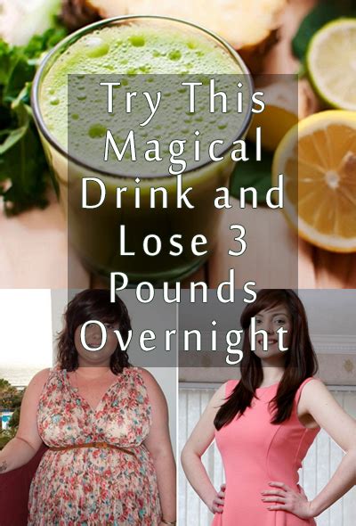 Try This Magical Drink And Lose 3 Pounds Overnight I Choose Wisely