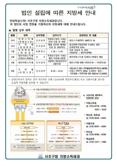 금주10월5일~10월8일의 신설법인 한국경제