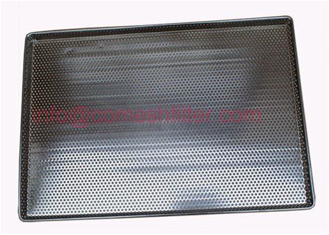 304 Food Grade Perforated Wire Mesh Baking Tray Or Drying Tray Stainless Steel