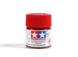 Model Paint Kits 81507 X 7 RED ACRYLIC PAINT