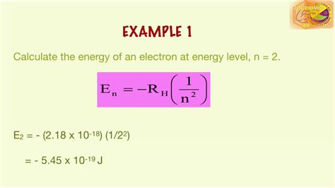 B C The Existence Of Energy Levels In An Atom Calculating Energy