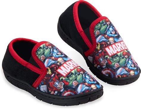 Amazon.com | Marvel Spiderman Boys Slippers, Avengers Slippers for Boys | Slippers