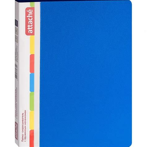 Папка скорос-тель с пруж.мех.ATTACHE F612/07 17мм синий – купить в ...