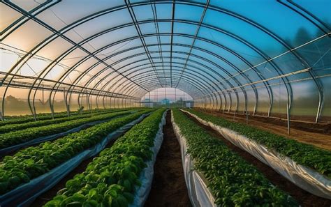 Farming greenhouse vegetable cultivation | Premium AI-generated image