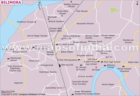 Road Map Of Iti Industrial Training Institute Bilimora