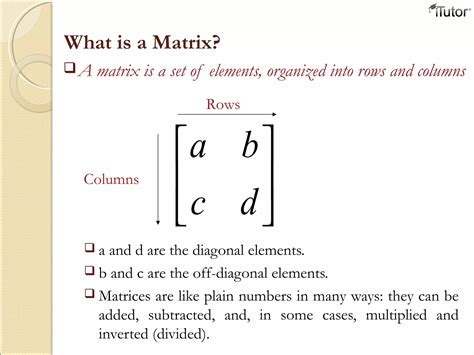 Linear Algebra and Matrix | PPT