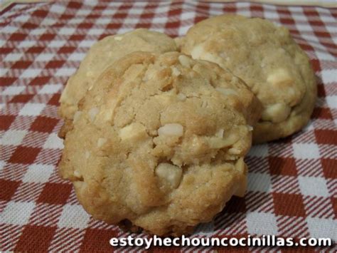 Receta De Galletas Con Nueces De Macadamia Y Chocolate Blanco